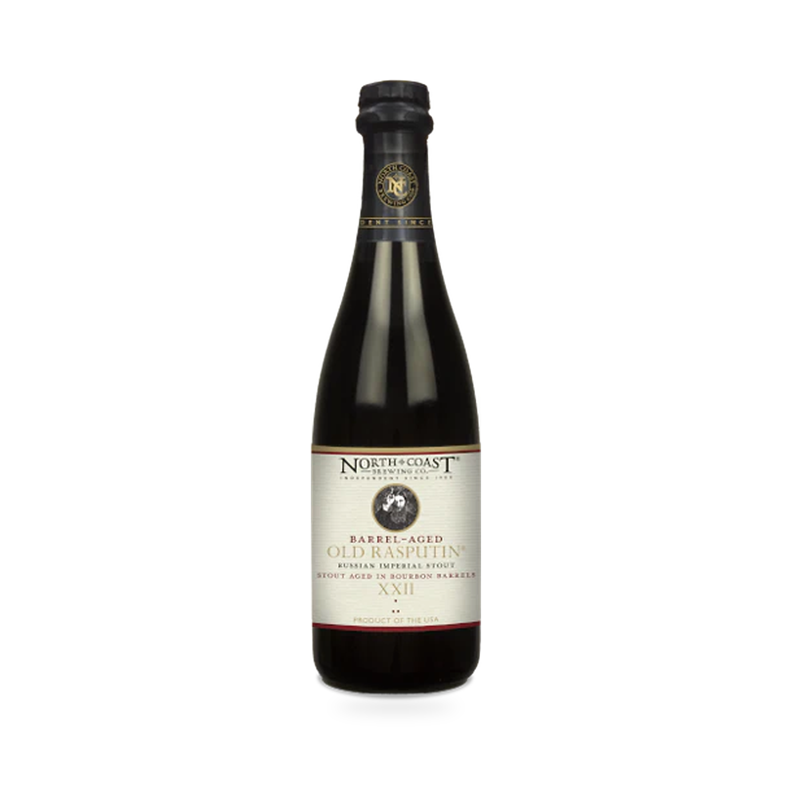 North Coast Barrel Aged Old Rasputin XXII Bourbon Whiskey